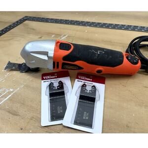 VonHaus Oscillating Multi-Tool Electric Cutter w/ Hyper Tough Metal Blades, Used